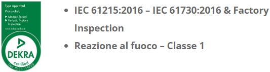 Certificazioni Certificazioni